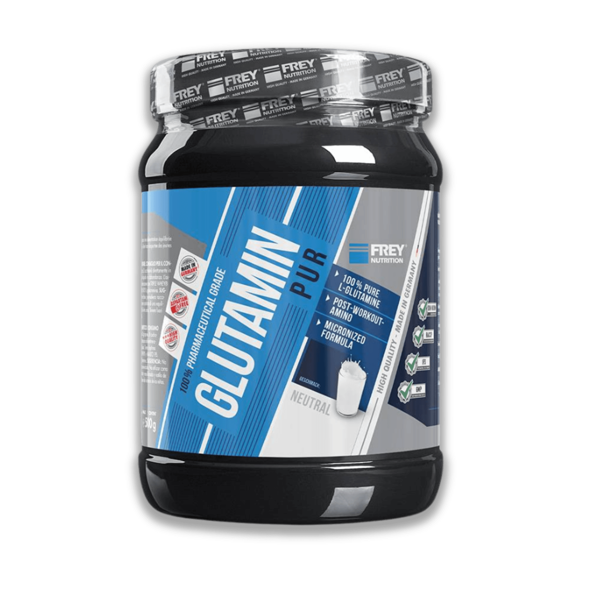 Frey Nutrition | Glutamin Pur | 500g | Neutral – G2B GmbH