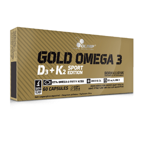 Omega 3 D3+K2 | Sport Edition | 60 Kapseln - MuscleGeneration